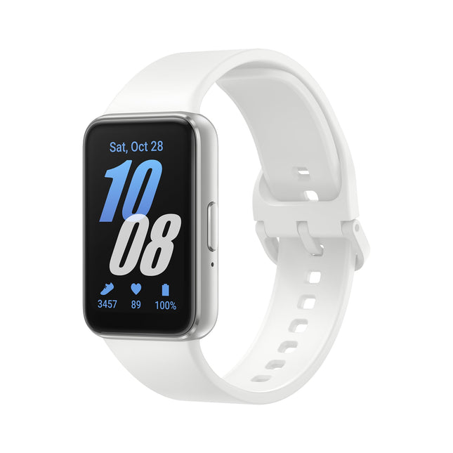 Samsung Galaxy Fit3 Smartwatch, Fitness Watch as Fitness Tracker and Activity Tracker, Silver, Includes 36-Month Manufacturer's Warranty [Exclusively at Amazon]