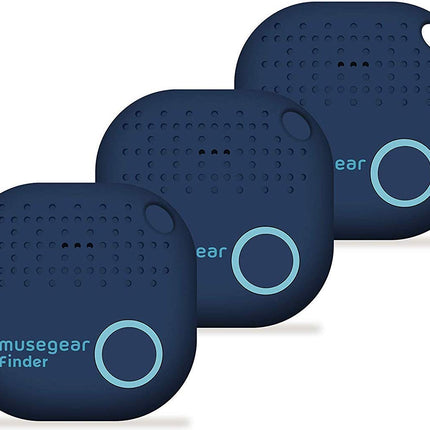 Saksamaalt pärit Bluetooth-rakendusega musegear võtmeleidja | Maksimaalne andmekaitse | Tumesinine 3-pakendis | iOS-i ja Androidi jaoks | Võtmete leidmine