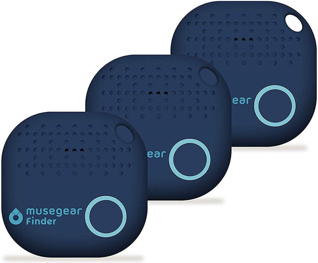 Saksamaalt pärit Bluetooth-rakendusega musegear võtmeleidja | Maksimaalne andmekaitse | Tumesinine 3-pakendis | iOS-i ja Androidi jaoks | Võtmete leidmine