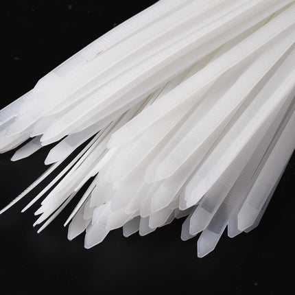 sourcing map 50pcs 1200mm White Self-Locking Nylon Cable Ties Extra Long for Cable Management (a23102800ux0396)