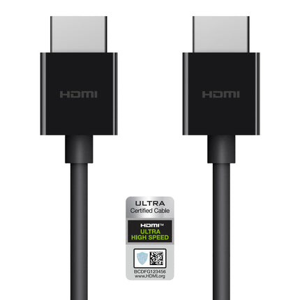 Belkin Ultra HD kiire HDMI-kaabel (2018, 2 m 4K HDMI-kaabel, toetab 4K/120 Hz ja 8K/60 Hz, Dolby Vision/HDR 10-ga ühilduv, 48 Gbps)