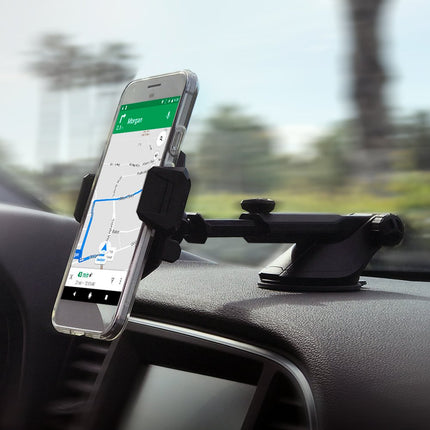 Spigen universaalne autotelefoni hoidik, 360° pööratav, autotelefoni hoidik armatuurlauale ja esiklaasile, ühildub iPhone'i, Samsungi, Androidi, Pixeli ja teiste nutitelefonidega