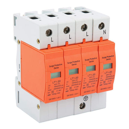 4P 20KA 420VAC House Surge Protection Low Voltage Arrester