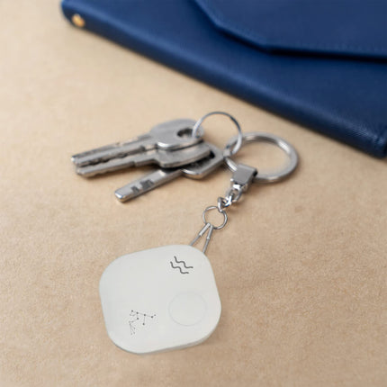 Nutale Key Finder - Lion Find with App Bluetooth, iOS and Android, Community Search Function, Item Tracker Support Remote Control Wallet Tracker Good idea for your lost items Aquarius