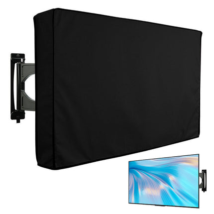 Outdoor TV Cover, 40-42 inch TV Case Screen Protector, TV Cover for Outdoor Use, TV Dust Cover 210 Oxford PVC Coating Heavy Duty, Weatherproof Universal Screen Protector