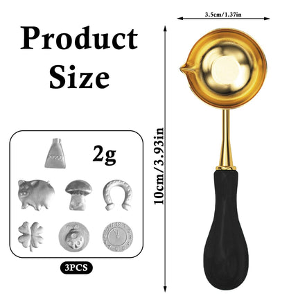 Prmape tin casting set New Year's Eve, wax casting New Year's Eve set, lead casting alternative with 21 tin figures and 4 spoons, tin casting New Year's Eve for fortune telling party games for New Year's Eve