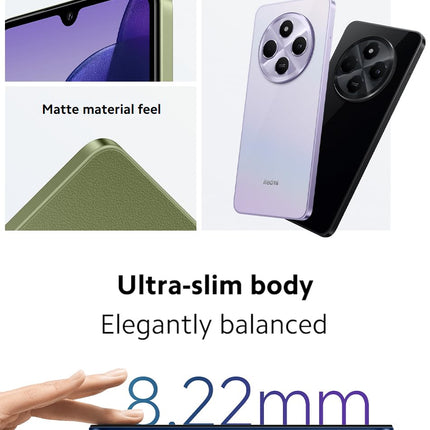 Xiaomi Redmi 14C NFC Mobile Phone 120Hz 6.88" Display, 8+256GB Smartphone Without with Helio G81 Ultra Processor and 50MP AI Dual Camera 5160mAh (This product does not have a charging head, Blue)