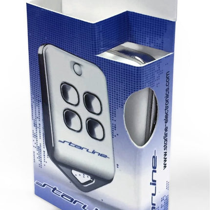 Universal remote control for duplicating original radio remote controls with 433 MHz up to FIXED CODE (not suitable for duplicating variable code/rolling code) Long range, up to 200 m (white