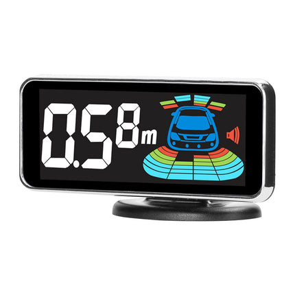 Goolsky Parking Sensor Parking Aid, Reversing Radar System with 4/8 Front Rear Parking Sensors, LCD Distance Display, Sound Warning Buzzer