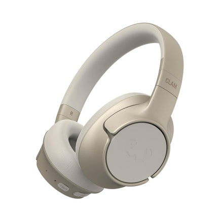 Fresh 'N Rebel Clam Fuse Bluetooth kõrvaklapid hübriidse aktiivse mürasummutusega, ENC mikrofoniga (täiuslikud kõned), juhtmevabad kõrvaklapid ümbritseva režiimiga, 45 tundi mänguaega (beež)