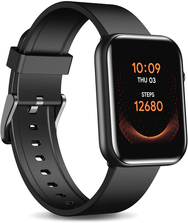 Ticwatch GTH Smartwatch up to 10 days battery life with skin temperature measurement, blood oxygen, heart rate monitoring, sleep tracking, 5ATM waterproof for men and women, TicWatch GTH EU