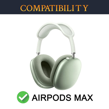 SOULWIT AirPods Max kõrvaklappide vahetuskõrvapadjad, vastupidava võrkkangaga vahetuskõrvapadjad, pehmem vaht