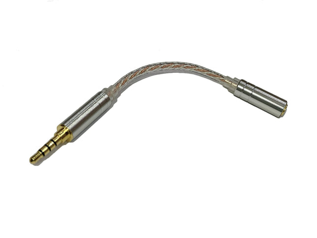 Yaowanguani adapter 2,5 mm tasakaalustatud pistikust 3,5 mm tasakaalustatud jack-pistikusse kõrvaklappide/võimendi/audiopleieri/PDA jaoks, tasakaalustatud pistik pesasse, konverteri ühendusadapter.