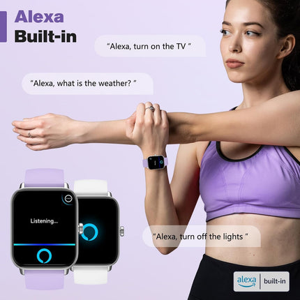 Fitpolo Smartwatch Women with Phone Function (Make/Receive Calls)/Message Reminder, Sports Watch with 110+ Sport Modes, Fitness Watch with Heart Rate SpO2 Stress Sleep Monitor, Smart Watch for Android iOS