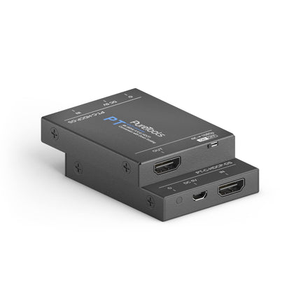 PureTools HDCP muundur koos skaleerimisega, HDCP 2.3 HDCP 1.4-ks, 4K skaleerimine 1080p-ks, 4K (60Hz 4:4:4) ja HDR10 tugi, HDMI 2.0