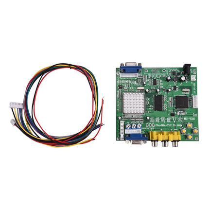 Mänguvideo väljundmuunduri kaart CGA/EGA/YUV/RGB VGA mänguvideo muunduri adapterplaat CRT LCD PDP jaoks, muundurplaat toetab igat tüüpi VGA-sid