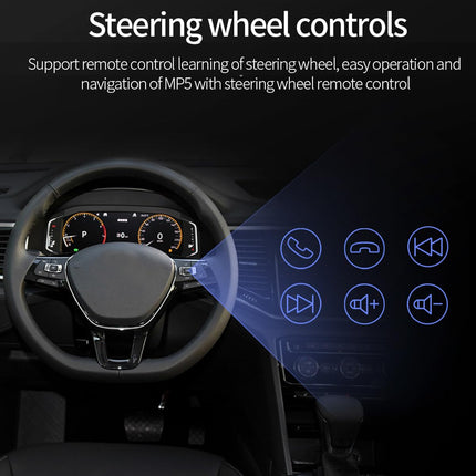 GOFORJUMP 2 DIN Android 9-tolline GPS-navigatsiooniga autostereo raadio-meediapleier Bora Golfi, VW Polo, Volkswageni, Passat B6 B7 Tourani jaoks koos tahavaatekaameraga