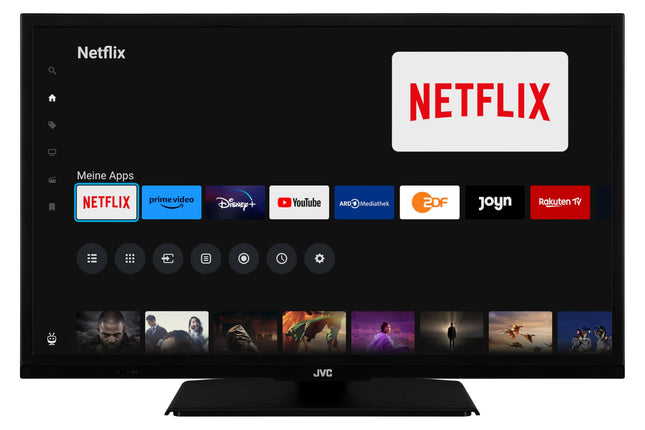 JVC 24-tolline TiVo-toega nutiteler (HD-Ready, HDR, kolmekordne tuuner, 6 kuud HD+ garantiid kaasas) LT-24VH5455