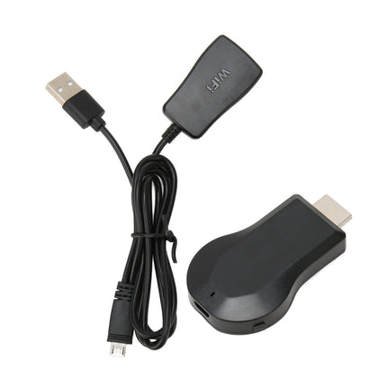 1080P juhtmevaba HDMI-ekraaniadapter, WiFi mobiilse ekraani peegeldamise vastuvõtja, toetab Airplayd/Miracasti/DLNA-d, voogesitab videot/heli telerisse, Androidile