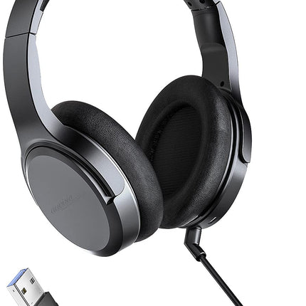 auvisio wireless headphones: Digital wireless headset with detachable microphone, 8-hour battery life, USB (gaming headset, stereo headset, wireless microphone)