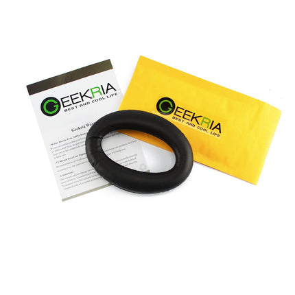 Geekria QuickFit proteiinist nahast vahetuskõrvapadjad Sennheiser PXC450, PXC350, PC350, HME95, HMEC250 kõrvaklappidele, kõrvapadjad, peakomplekti kõrvapadjad, remondiosad (mustad)