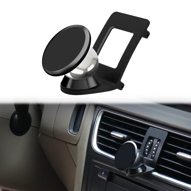 Cookiss magnetiline mobiiltelefonihoidja, mis ühildub Audi A4 B8 ja Audi A5 8T Sportbackiga, sobib nutitelefonidele ja GPS-ile, auto mobiiltelefonihoidjaga, 360 kraadi reguleeritav vaade (must)