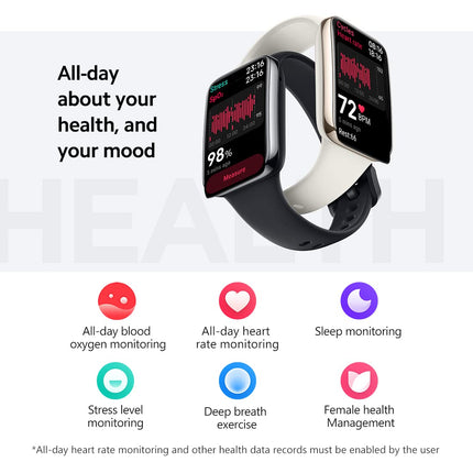 Xiaomi Smart Band 7 Pro, nutikell meestele 1,64-tollise AMOLED-ekraaniga, spordikell GPS-pulsimõõtjaga naistele, 110 spordirežiimi, 5 ATM veekindel aktiivsusmonitor, must