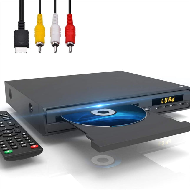 HDMI DVD-mängija 1080P, mitme regiooni tuvastus teleri jaoks, HDMI AV-port/USB/mikrofoni sisend, NTSC/PAL süsteem, kaugjuhtimispult, HD kõigi piirkondadega