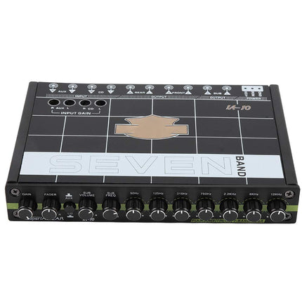 Autoaudio ekvalaiser, autoaudio stereo ekvalaiser 7-ribalise helisüsteemiga