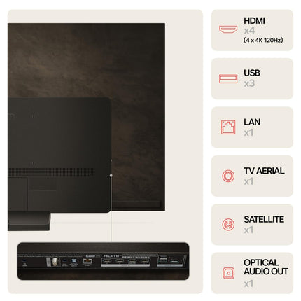 165,1 cm OLED evo 4K Ultra HD HDR nutiteler