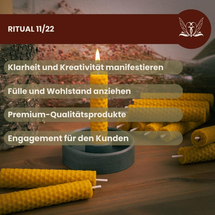 BESOULS 16 mesilasvahast küünalt 100% mesilasvahast küünlad rituaalideks meditatsiooniks vaimseks puhastamiseks väikeste parafiinivabade küünalde komplekt QR-koodiga digitaalse sisuga 10x2cm (16)