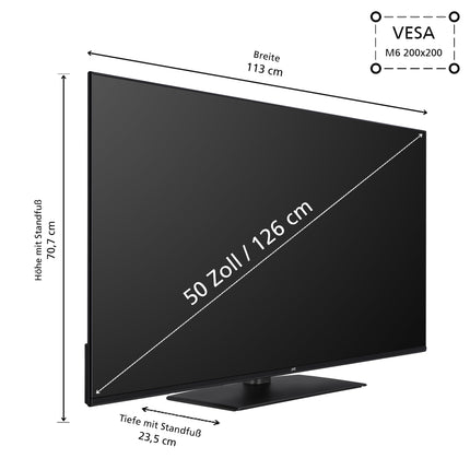 JVC QLED-teler 50-tolline TiVo-toega nutiteler (4K UHD, HDR Dolby Vision, Dolby Atmos, kolmekordne tuuner, 6 kuud HD+ garantiid kaasas) LT-50VUQ3455