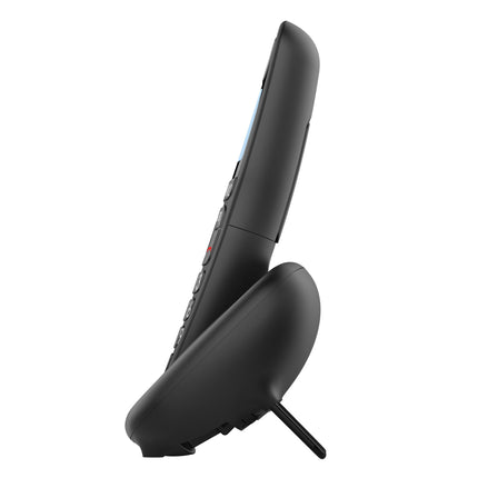 Alcatel XL595 Voice Trio cordless large button phone with THREE handsets and answering machine, extra large landline phone for home with call protection