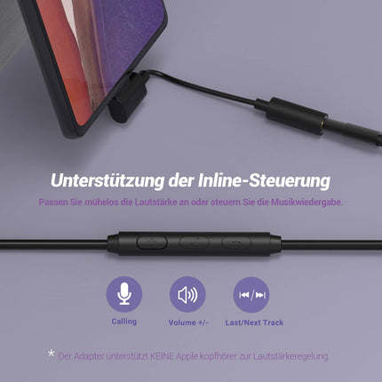 Cubiluxi täisnurga USB-C kõrvaklapiadapter [192 kHz/24-bitine DAC] C-tüüpi - 3,5 mm kõrvaklapiadapter, ühildub iPhone 16/15, iPad Pro 13/12.9/11, iPad Air 13/5th/4th, Samsung S25/S24/S23/S22-ga
