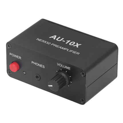 Bewinner Portable Headphone Amplifier, 20 DB Stereo HiFi Headphone Amplifier with Volume Control, Headphone Amplifier with 3.5 mm Headphone Input Output,