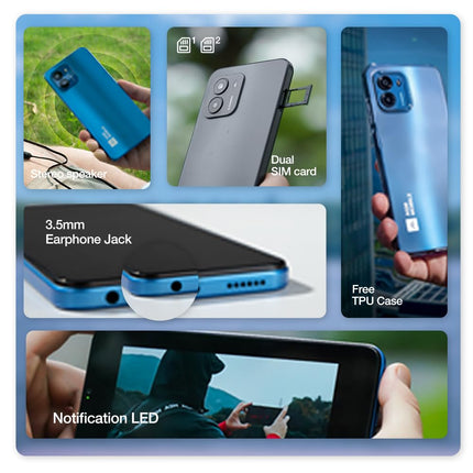 AGM Note N1 mobiiltelefon ilma lepinguta (2024), 16(8+8) GB + 128 GB/256 GB TF, Android 13 nutitelefon soodne, 6,52'' HD+ 90Hz, 50 MP kaamera + 2 MP mikrokaamera 4900mAh koos Face ID-ga, sõrmejäljelugeja, 4G kahe SIM-kaardiga