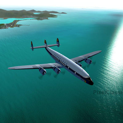 FlightGear Flight Simulator 2023 X Premium DELUXE Edition lennusimulatsiooni 5-kettaga DVD-CD komplekt, mis ühildub Microsoft Windows 11, 10, 8.1, 8, 7, Vista PC ja Maciga | 600+ lennukit ja maastikku üle maailma