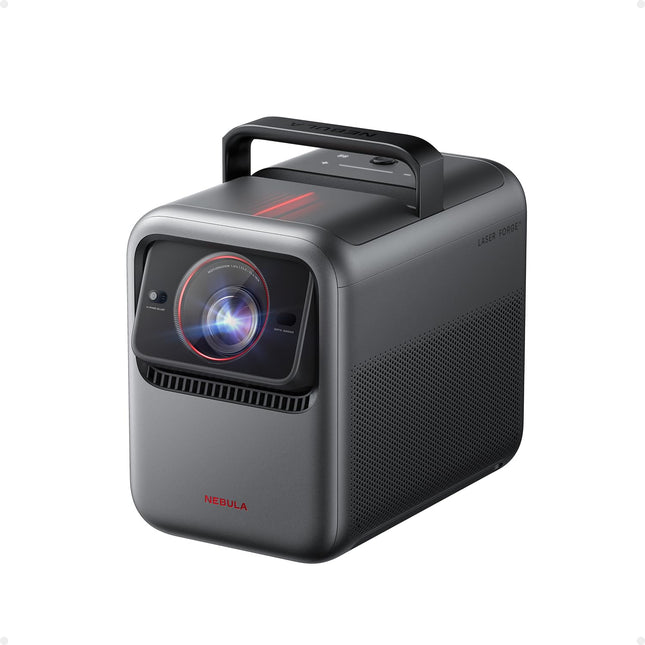 NEBULA X1 kolmekordne laserprojektor 4K, 3500 ANSI luumenit, 56000:1 kontrastsus, 40W stereoheli, 0,9–1,5 optiline suum, automaatne kalibreerimine, Dolby Vision, 300 tolli, mikrogimbal, GTV, käepidemega, õuekasutuseks, 4K dekodeerimine