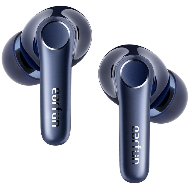 EarFun Air Pro 4 Bluetooth-kõrvaklapid adaptiivse hübriidmüra summutusega, aptX Lossless tehnoloogia, kõrglahutusega heli, LDAC, 6 mikrofoni, cVc 8.0 tehisintellektiga kõned, 52-tunnine aku tööiga, Multipoint, Bluetooth 5.4 ja kõrvasisese tuvastus.