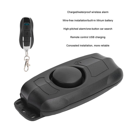 FOLOSAFENAR Anti-theft alarm system, electric scooter alarm radio remote control 150dB for bicycles, motorcycles, electric bicycles, electric scooters, doors and windows