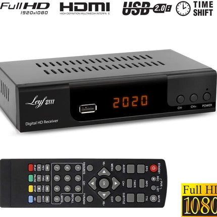 hd-line kaabelvastuvõtja digitaalse kaabeltelevisiooni jaoks - DVB-C + HDMI-kaabel (vastuvõtja) ja KabelDirekt antennikaabel - 2m - (varjestatud, 75 oomi, koaksiaalpistik &gt; koaksiaalühendus)