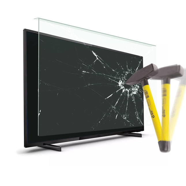 VENTON TV ekraanisäästja 127 ekraan (50 tolli) - telerikile LCD, LED, 4K OLED ja QLED HDTV ekraanikaitsele teleritele - kahjustustevastane telerikaitse - riputatud ja fikseeritud
