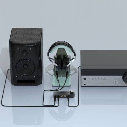 Cubiluxi passiivne audiolüliti, kahesuunaline 1 kuni 4 6,35 mm TRS-pistikuga kõlarilüliti, 4-kanaliline stereo Aux-lüliti kõrvaklappide helisüsteemi võimendi jaoks