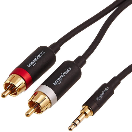 Logitech Bluetooth Audio Adapter Black &amp; Amazon Basics PBH-19822 RCA Audio kaabel, 3,5 mm pistik 2 x RCA pistikutele, 2,44 m