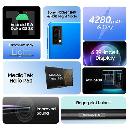 Blackview A90 4GB RAM 64GB ROM lilla