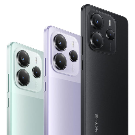 Xiaomi Redmi Note 14 5G nutitelefon, 8 + 256 GB, must, 108MP tehisintellektiga kaamerasüsteem, 5110mAh aku, 120Hz silmakaitsega ekraan, tehisintellektiga funktsioonid (laadijat ei kuulu komplekti)
