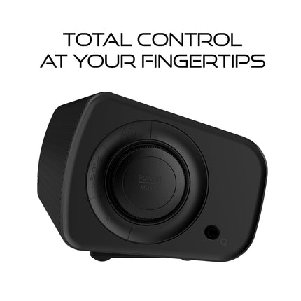 CREATIVE Sound Blaster GS3 (valge) kompaktne mängurikõlar RGB ja SuperWide tehnoloogiaga, USB-toitega, Bluetooth 5.4, kõrvaklapiväljundiga, PC ja Maci jaoks