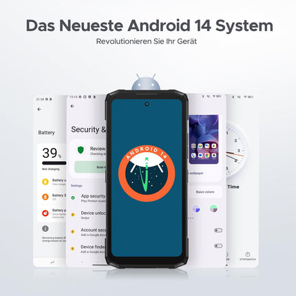 DOOGEE Fire 6 termokaameraga välistingimustes kasutatav mobiiltelefoni ilma lepinguta 10400mAh 256GB+16GB/2TB TF õues kasutatav nutitelefon Android 14 ehitusplatsi telefon 6,56” ekraan 50MP kaamera sõrmejäljelugeja/kolmekordne kaardipesa/GPS/OTG