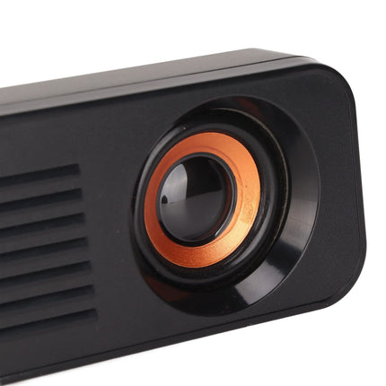 KIMISS juhtmega heliriba subwooferiga, ABS, juhtmega kõlar, HiFi stereo subwoofer, USB toide, 3,5 mm pistik, kaasaskantav pikk