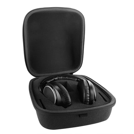 Geekria Shield Case for Large Over-Ear Headphones, Replacement Hard Shell Travel Case with Cable Storage, Compatible with Sennheiser HD660s 2, HD599, AKG K371 (Dark Gray)